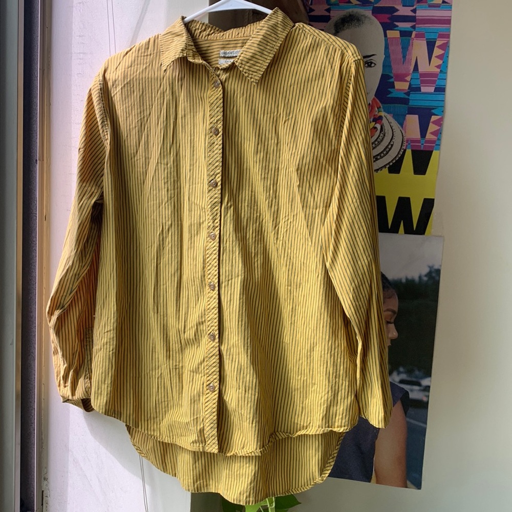 Urban Outfitters Long Sleeve Stripped Button Up